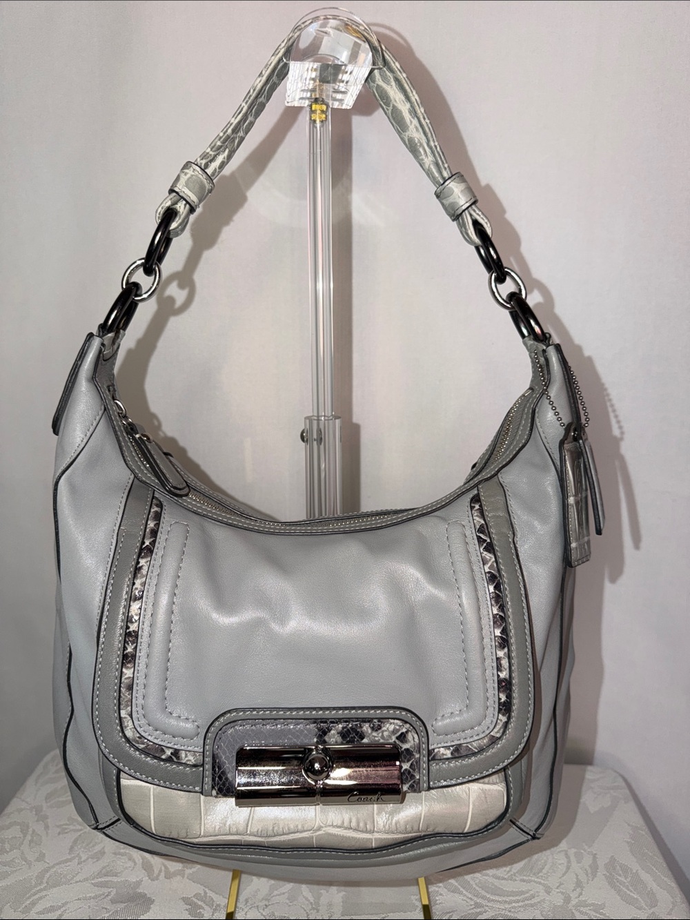 Coach Kristin Spectator Leather Hobo Bag (Style Number 16803)
